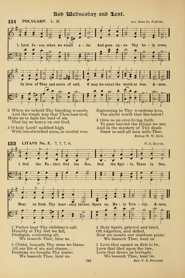 Hymnal Companion to the Prayer Book with Accompanying Tunes (Second Edition) page 105