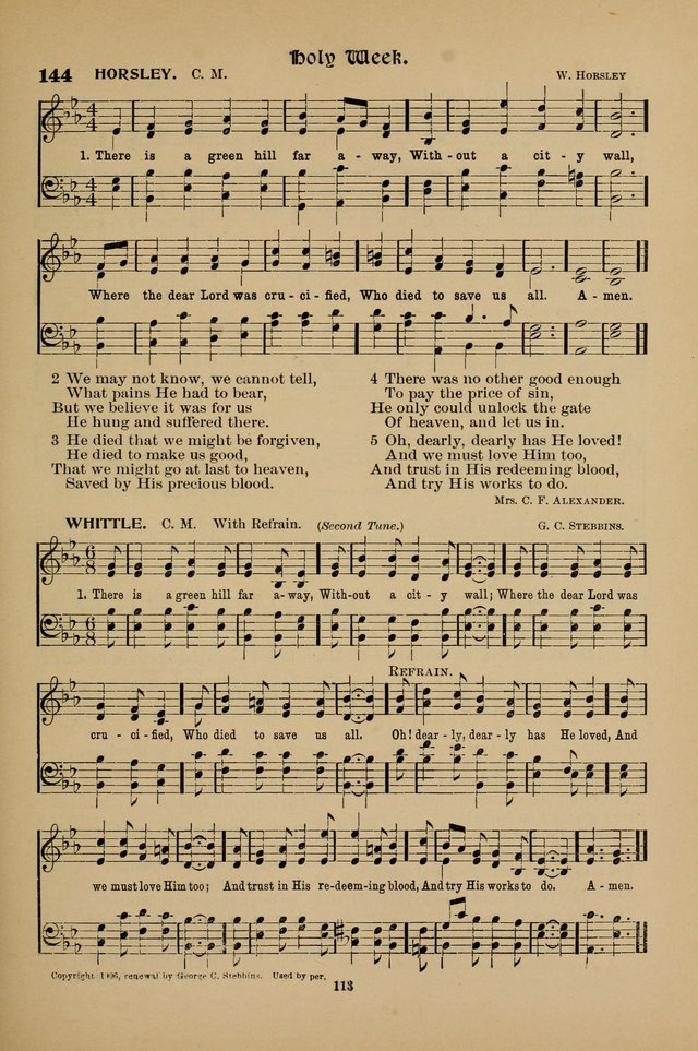Hymnal Companion to the Prayer Book with Accompanying Tunes (Second Edition) page 114