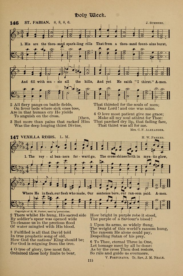 Hymnal Companion to the Prayer Book with Accompanying Tunes (Second Edition) page 116
