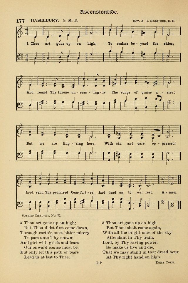 Hymnal Companion to the Prayer Book with Accompanying Tunes (Second Edition) page 141