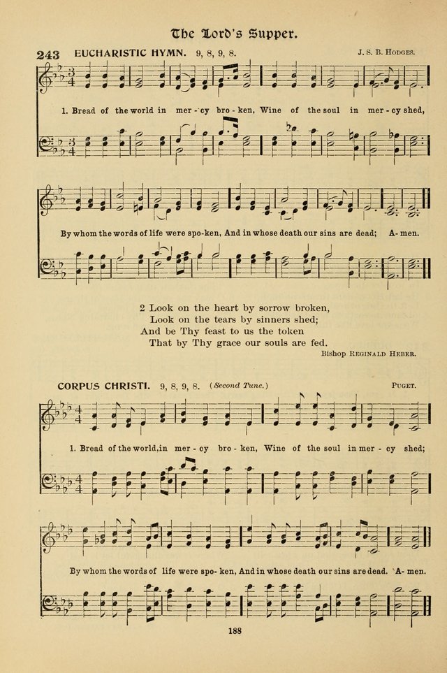 Hymnal Companion to the Prayer Book with Accompanying Tunes (Second Edition) page 189