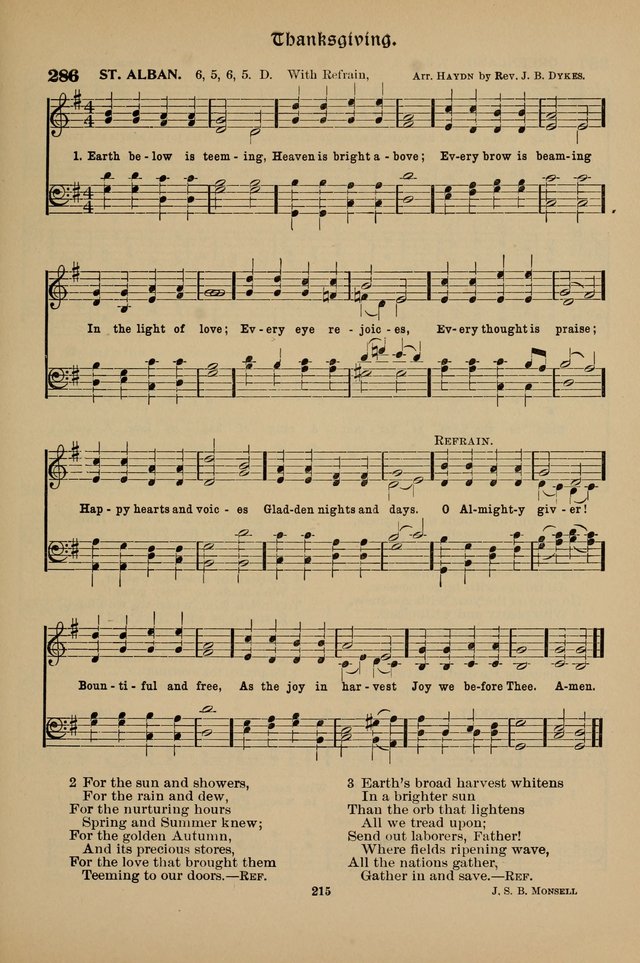 Hymnal Companion to the Prayer Book with Accompanying Tunes (Second Edition) page 216