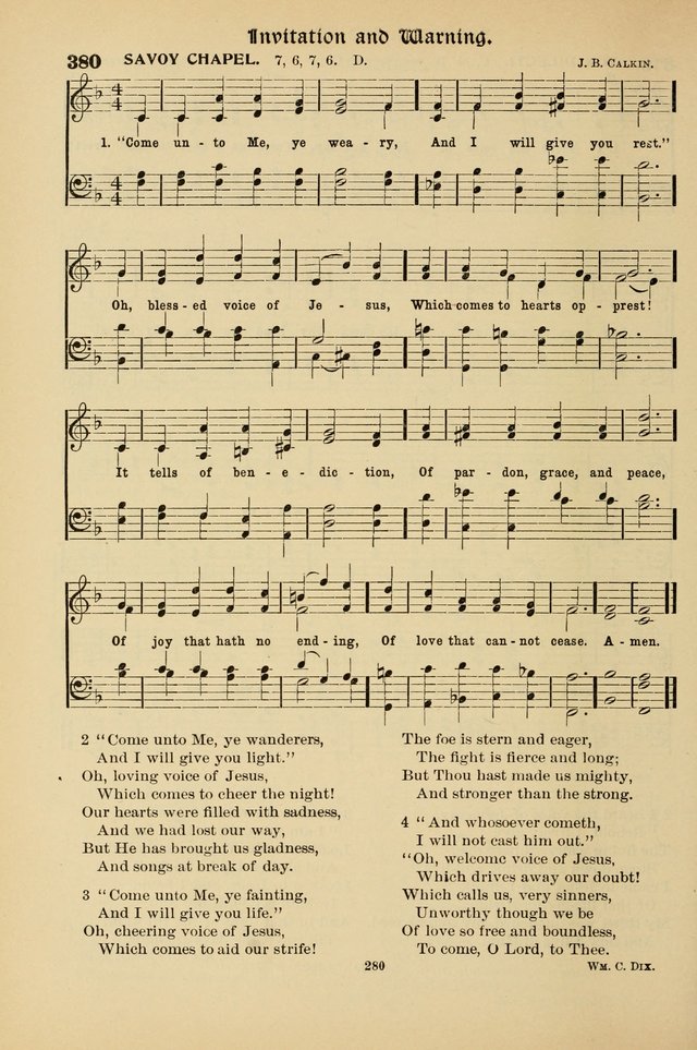 Hymnal Companion to the Prayer Book with Accompanying Tunes (Second Edition) page 281