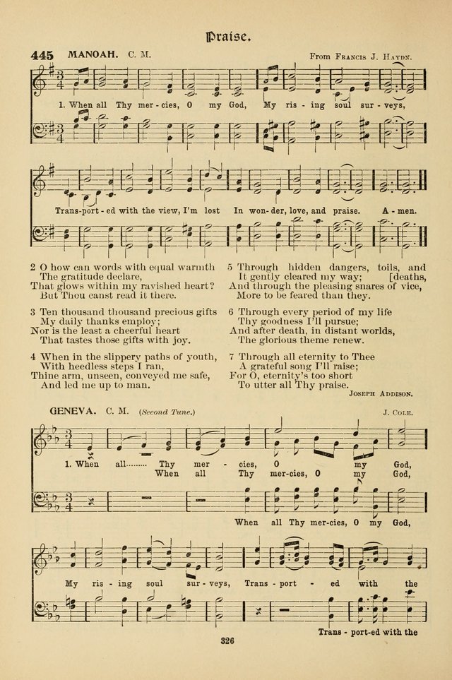 Hymnal Companion to the Prayer Book with Accompanying Tunes (Second Edition) page 327