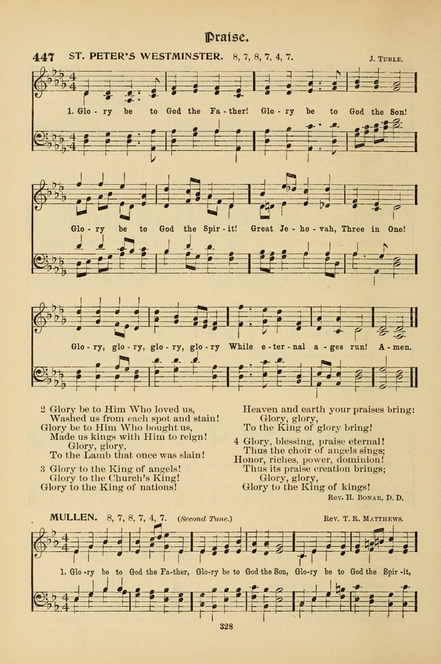 Hymnal Companion to the Prayer Book with Accompanying Tunes (Second Edition) page 329