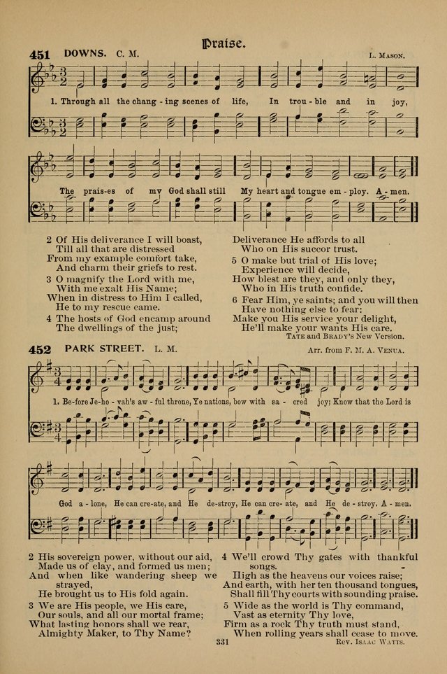 Hymnal Companion to the Prayer Book with Accompanying Tunes (Second Edition) page 332