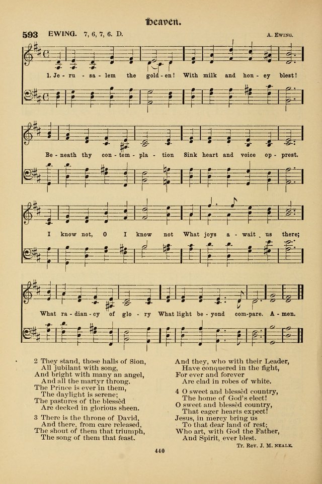 Hymnal Companion to the Prayer Book with Accompanying Tunes (Second Edition) page 441