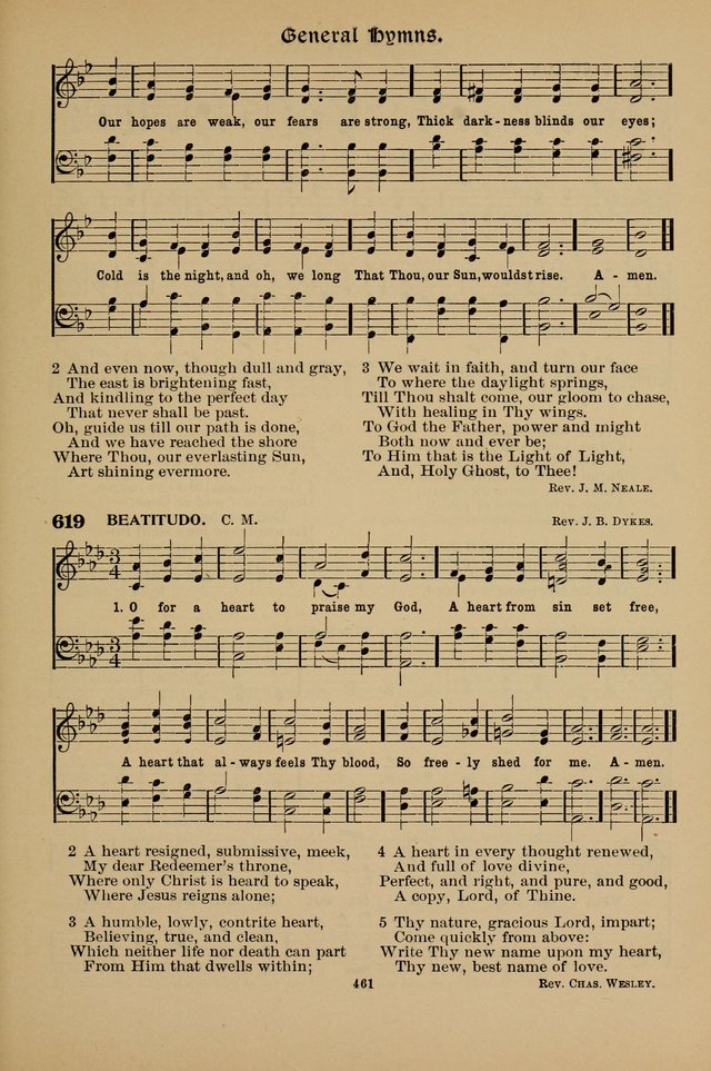 Hymnal Companion to the Prayer Book with Accompanying Tunes (Second Edition) page 462