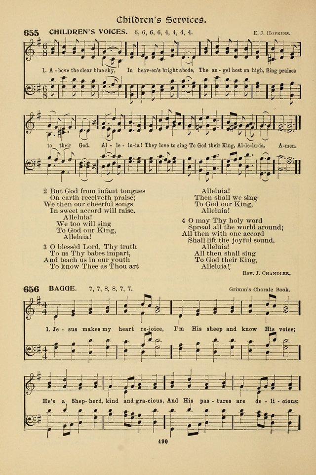 Hymnal Companion to the Prayer Book with Accompanying Tunes (Second Edition) page 491