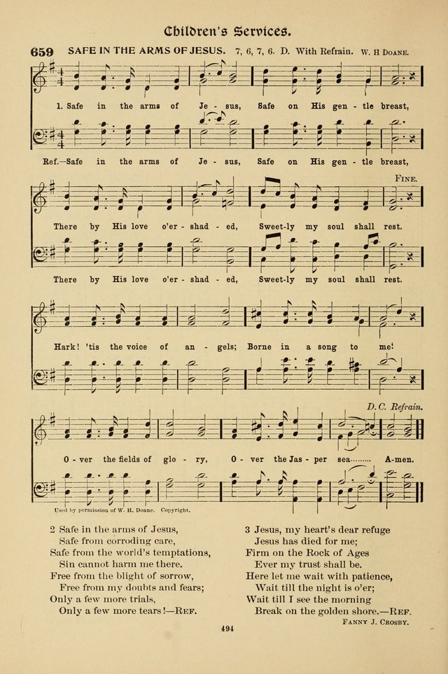Hymnal Companion to the Prayer Book with Accompanying Tunes (Second Edition) page 495