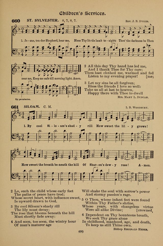 Hymnal Companion to the Prayer Book with Accompanying Tunes (Second Edition) page 496