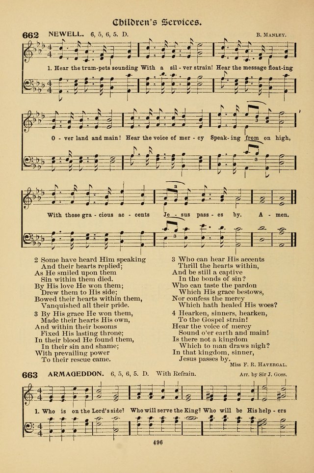 Hymnal Companion to the Prayer Book with Accompanying Tunes (Second Edition) page 497
