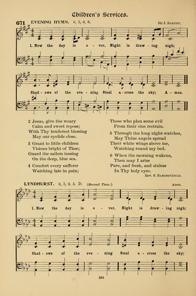 Hymnal Companion to the Prayer Book with Accompanying Tunes (Second Edition) page 505