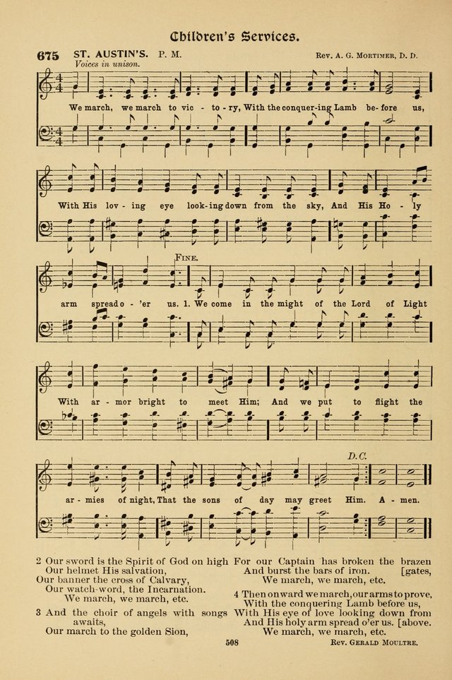 Hymnal Companion to the Prayer Book with Accompanying Tunes (Second Edition) page 509