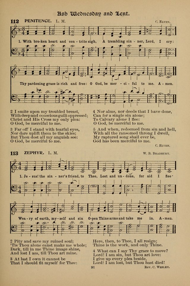 Hymnal Companion to the Prayer Book with Accompanying Tunes (Second Edition) page 92