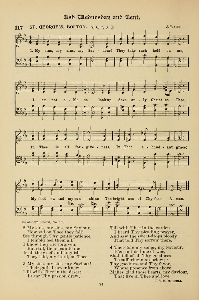 Hymnal Companion to the Prayer Book with Accompanying Tunes (Second Edition) page 95