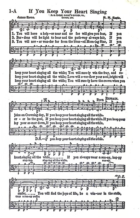 Bells of Glory: our 1956 convention gospel song bok page 2