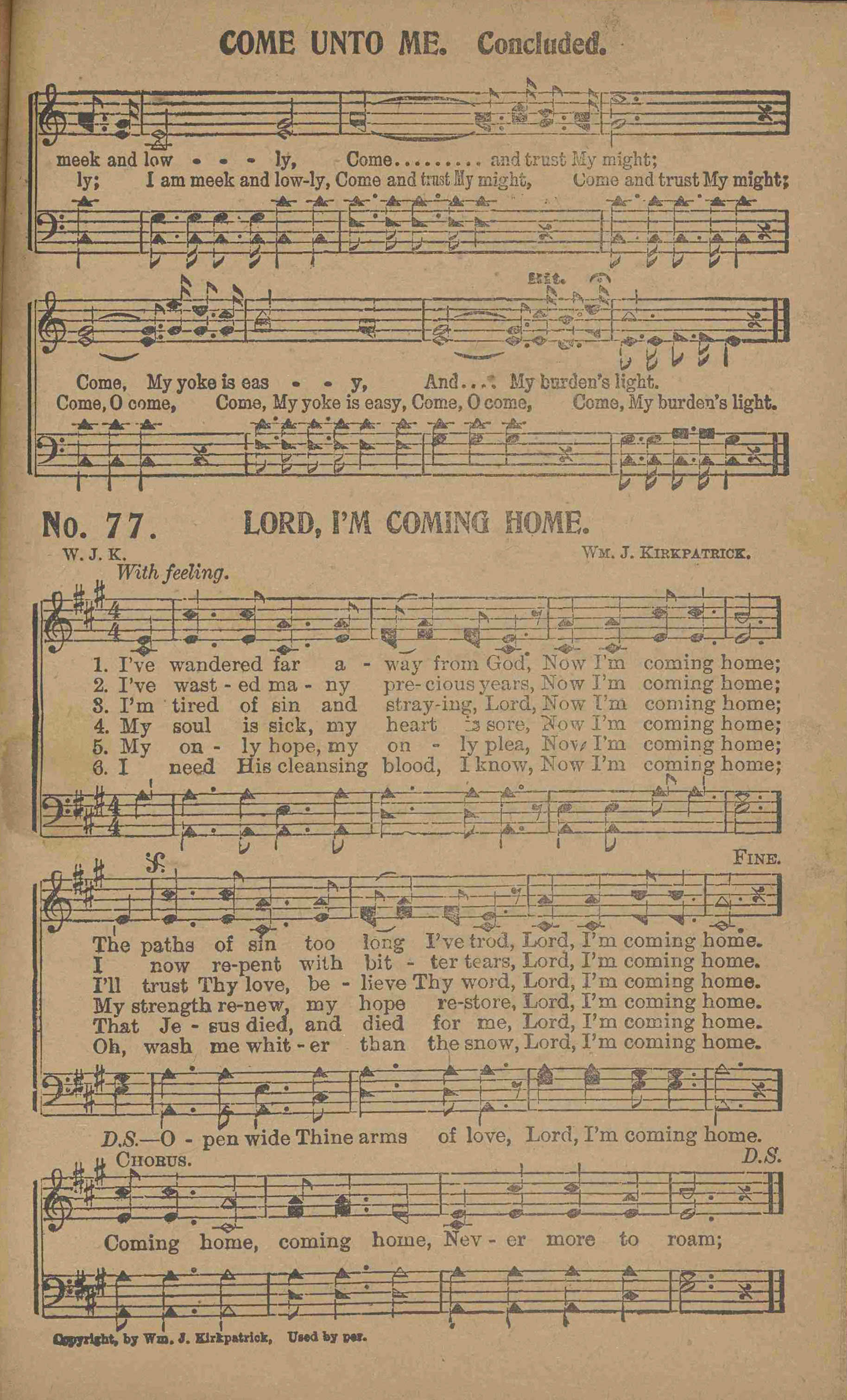 The Bread of Life Songs page 79