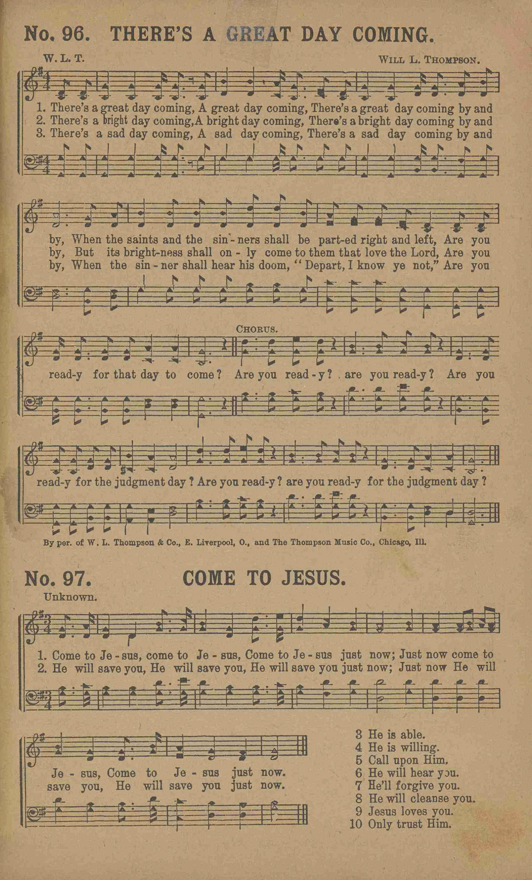 The Bread of Life Songs page 95