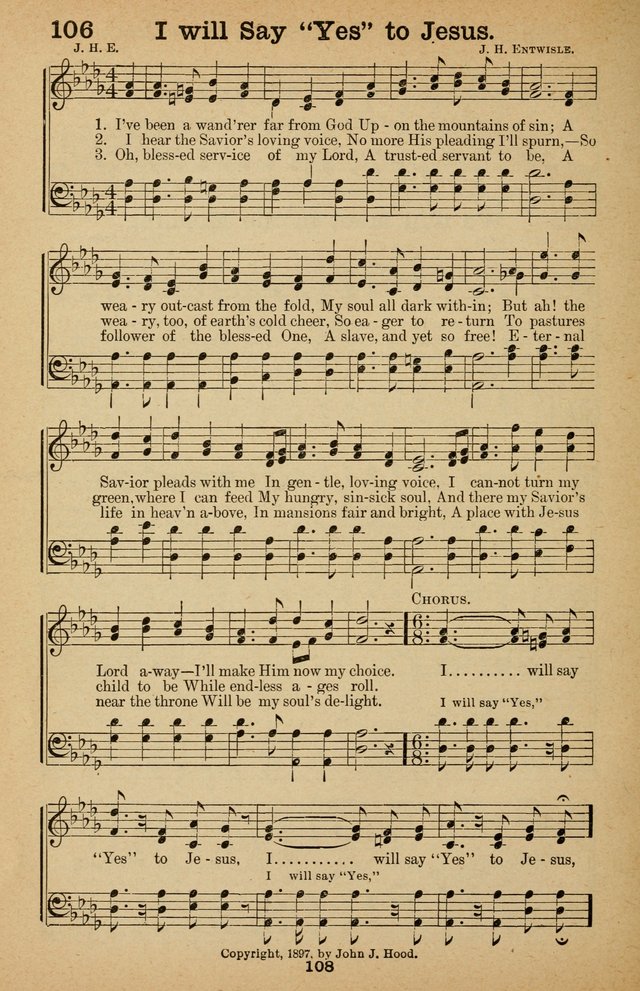 The Bow of Promise: hymns new and old for missionary and revival meetings and Sabbath-schools page 111