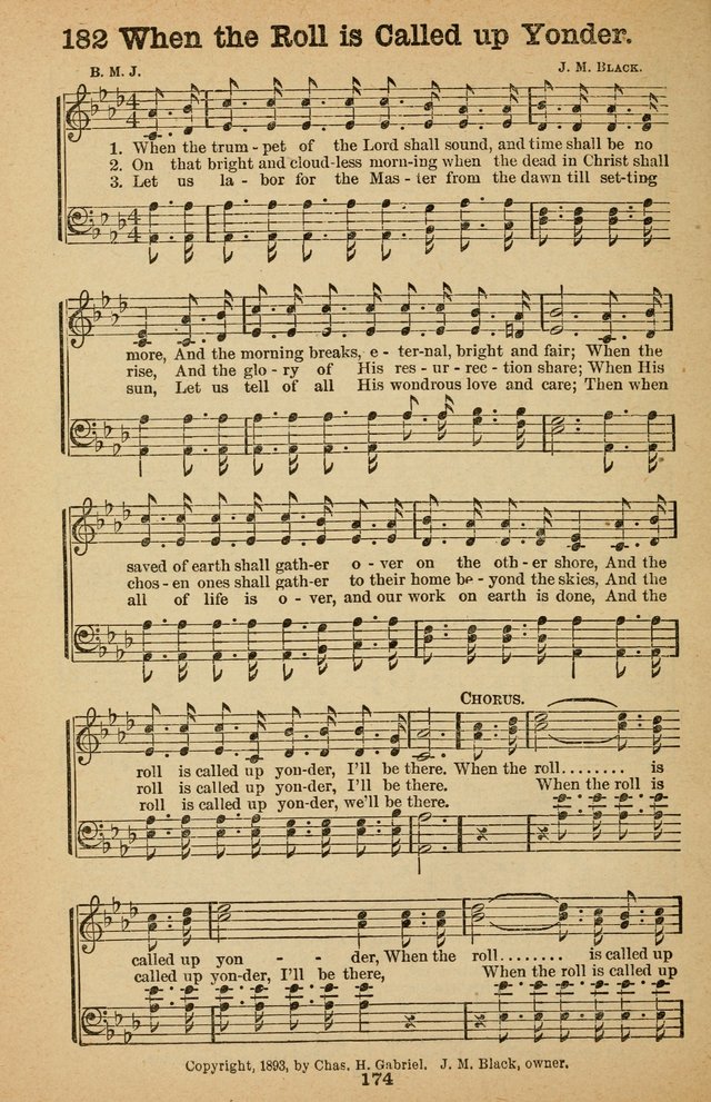 The Bow of Promise: hymns new and old for missionary and revival meetings and Sabbath-schools page 177