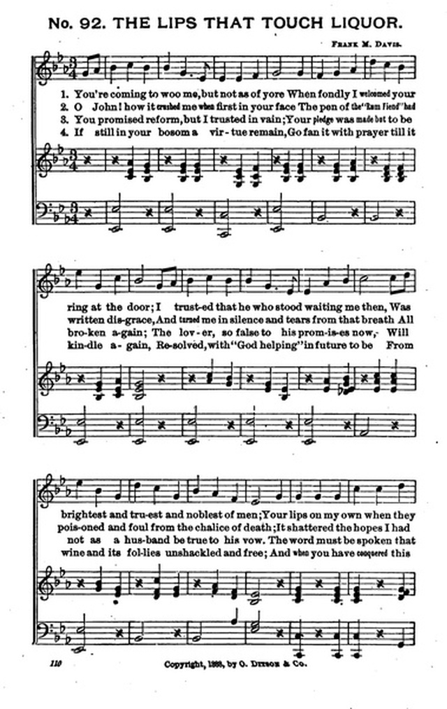 Bells of Victory: a collection of music for temperance meetings page 108