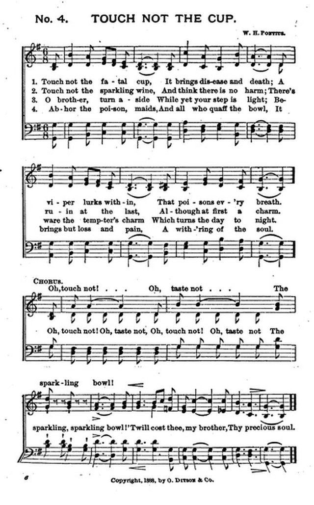 Bells of Victory: a collection of music for temperance meetings page 4