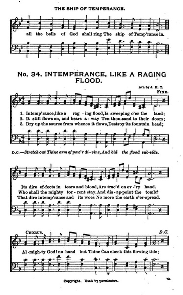 Bells of Victory: a collection of music for temperance meetings page 41