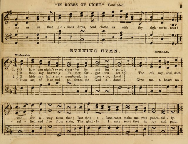 The Cherub: a collection of songs for Sabbath schools and Sabbath evenings page 9