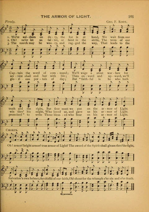 The Carol: a book of religious songs for the Sunday school and the home page 101