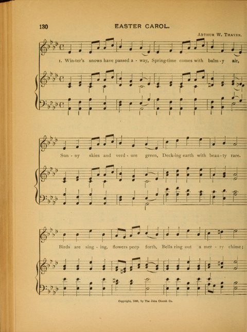 The Carol: a book of religious songs for the Sunday school and the home page 130