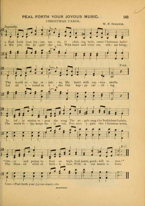 The Carol: a book of religious songs for the Sunday school and the home page 145