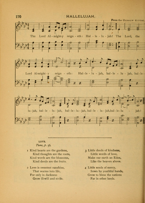 The Carol: a book of religious songs for the Sunday school and the home page 170