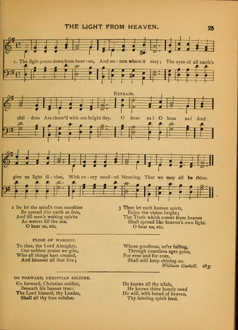 The Carol: a book of religious songs for the Sunday school and the home page 25