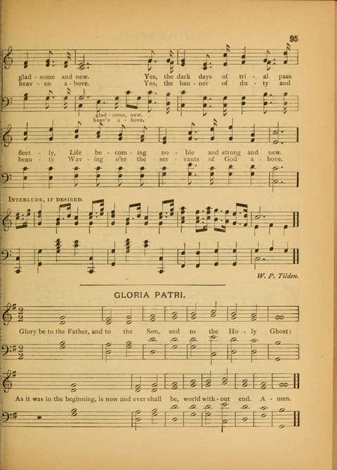The Carol: a book of religious songs for the Sunday school and the home page 95