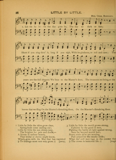 The Carol: a book of religious songs for the Sunday school and the home page 96