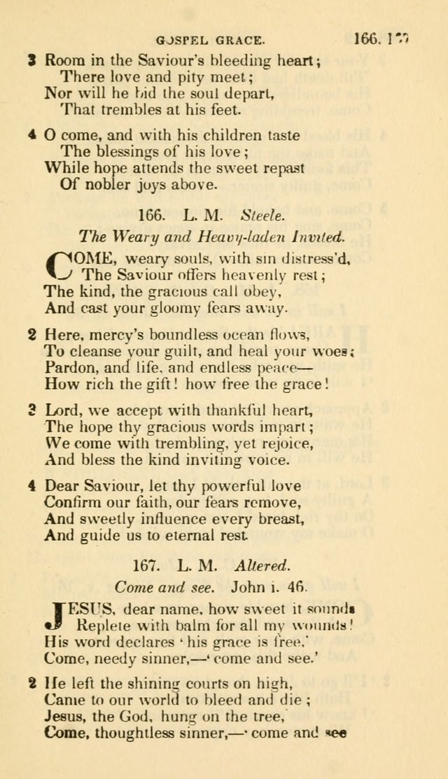 The Choice: in two parts; Part I, containing Psalms and hymns, Part II, containing spiritual songs; designed for public and private worship (6th ed.) page 118
