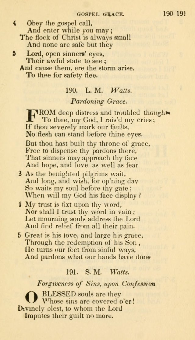The Choice: in two parts; Part I, containing Psalms and hymns, Part II, containing spiritual songs; designed for public and private worship (6th ed.) page 130