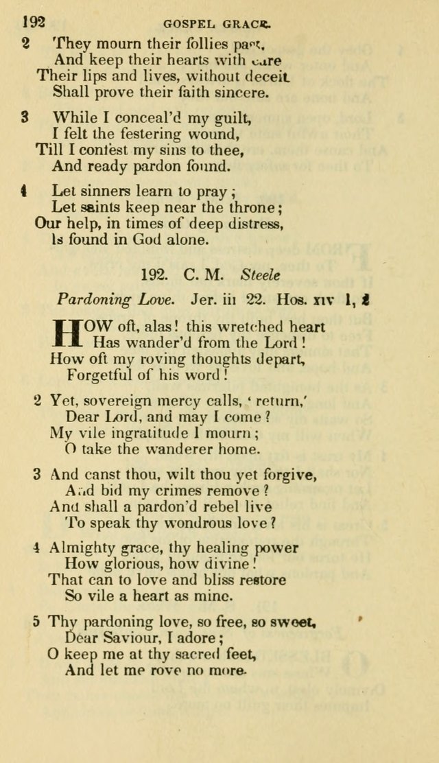 The Choice: in two parts; Part I, containing Psalms and hymns, Part II, containing spiritual songs; designed for public and private worship (6th ed.) page 131