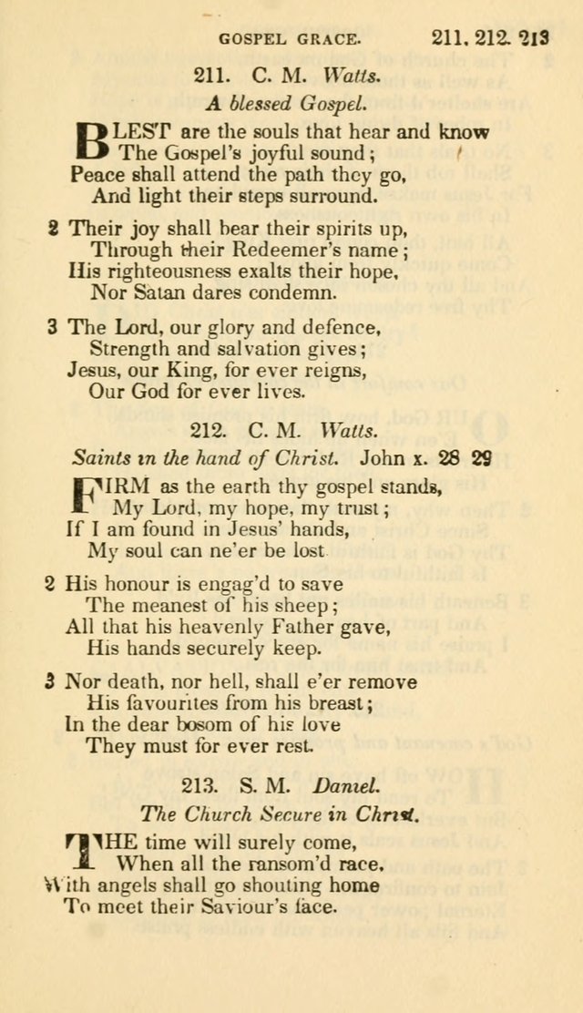 The Choice: in two parts; Part I, containing Psalms and hymns, Part II, containing spiritual songs; designed for public and private worship (6th ed.) page 142