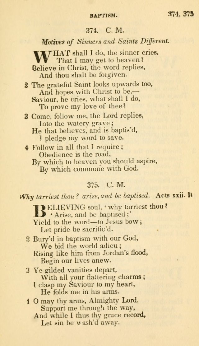 The Choice: in two parts; Part I, containing Psalms and hymns, Part II, containing spiritual songs; designed for public and private worship (6th ed.) page 224