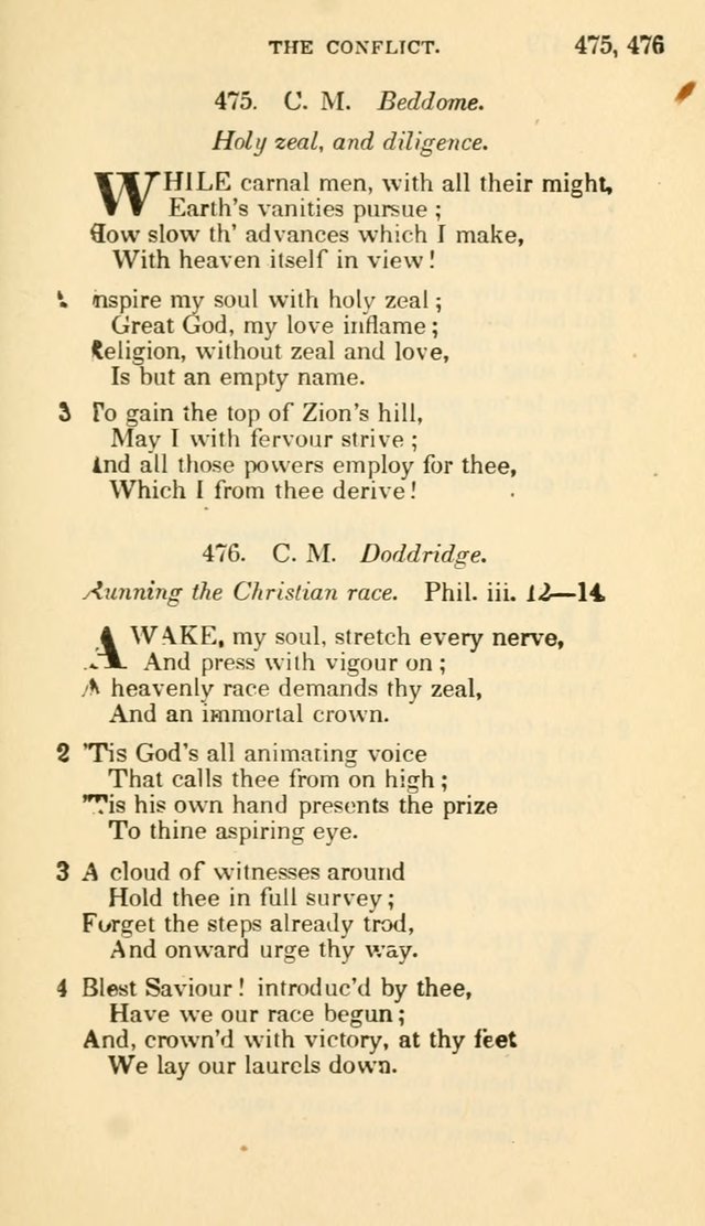 The Choice: in two parts; Part I, containing Psalms and hymns, Part II, containing spiritual songs; designed for public and private worship (6th ed.) page 282