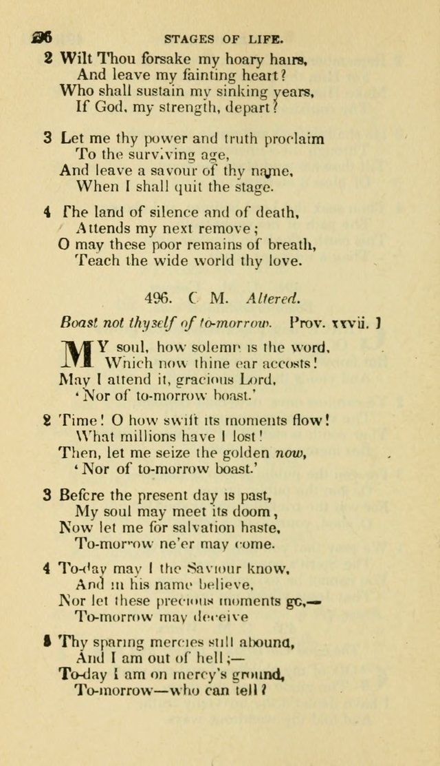 The Choice: in two parts; Part I, containing Psalms and hymns, Part II, containing spiritual songs; designed for public and private worship (6th ed.) page 293