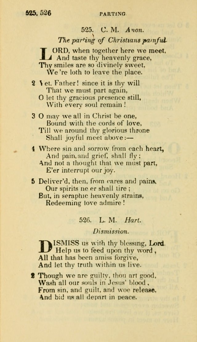 The Choice: in two parts; Part I, containing Psalms and hymns, Part II, containing spiritual songs; designed for public and private worship (6th ed.) page 309