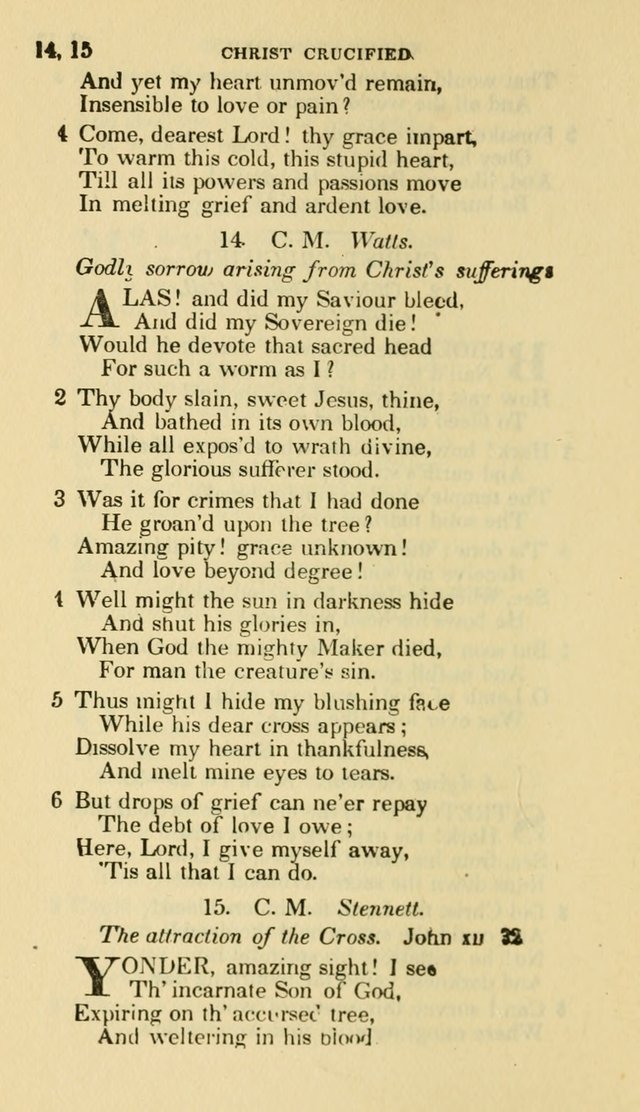 The Choice: in two parts; Part I, containing Psalms and hymns, Part II, containing spiritual songs; designed for public and private worship (6th ed.) page 33