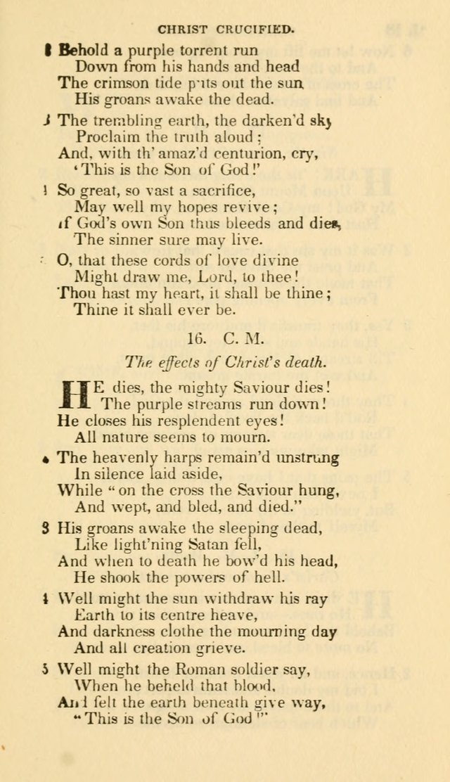 The Choice: in two parts; Part I, containing Psalms and hymns, Part II, containing spiritual songs; designed for public and private worship (6th ed.) page 34