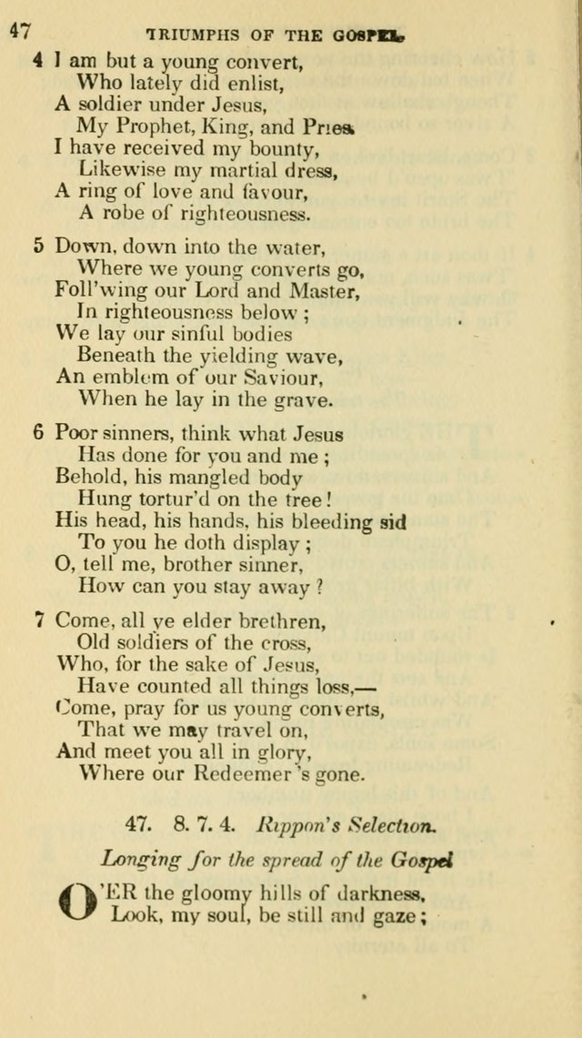 The Choice: in two parts; Part I, containing Psalms and hymns, Part II, containing spiritual songs; designed for public and private worship (6th ed.) page 355