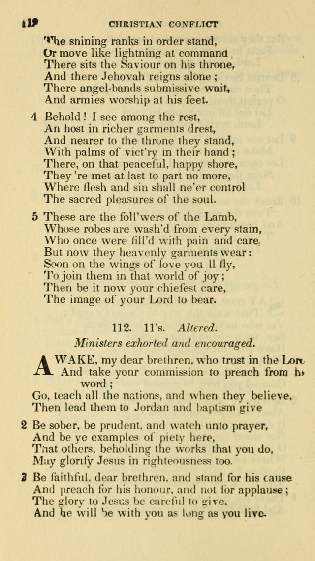 The Choice: in two parts; Part I, containing Psalms and hymns, Part II, containing spiritual songs; designed for public and private worship (6th ed.) page 419