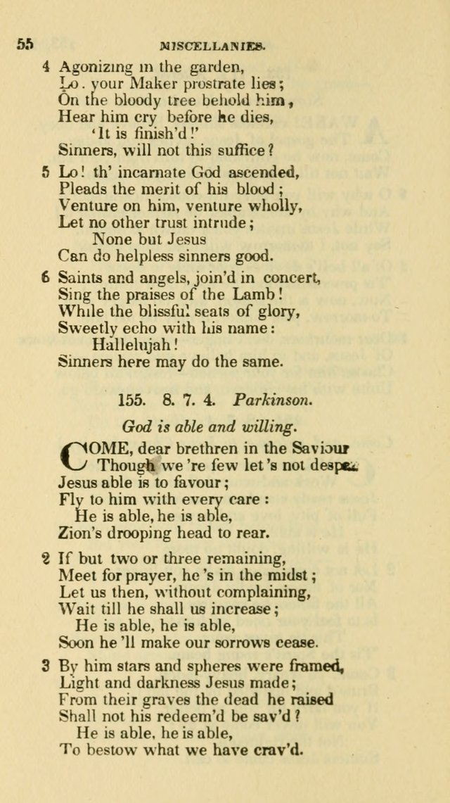 The Choice: in two parts; Part I, containing Psalms and hymns, Part II, containing spiritual songs; designed for public and private worship (6th ed.) page 459