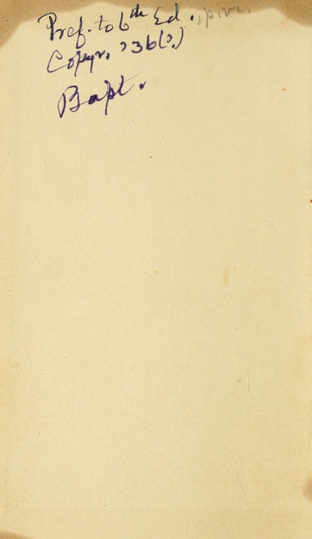 The Choice: in two parts; Part I, containing Psalms and hymns, Part II, containing spiritual songs; designed for public and private worship (6th ed.) page 5